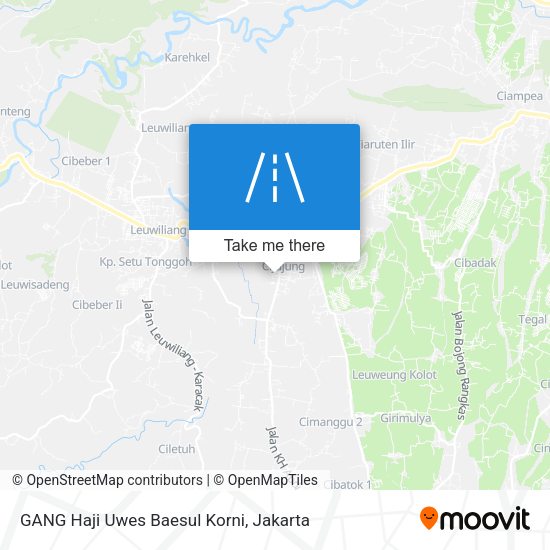 GANG Haji Uwes Baesul Korni map