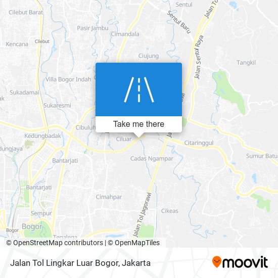 Jalan Tol Lingkar Luar Bogor map