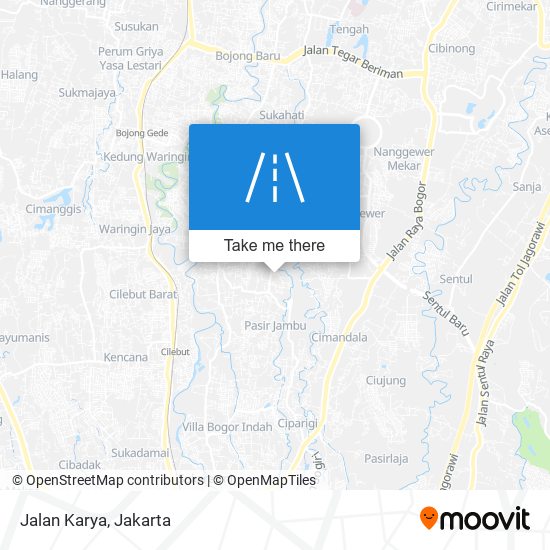 Jalan Karya map