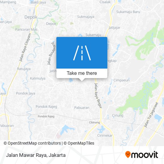 Jalan Mawar Raya map