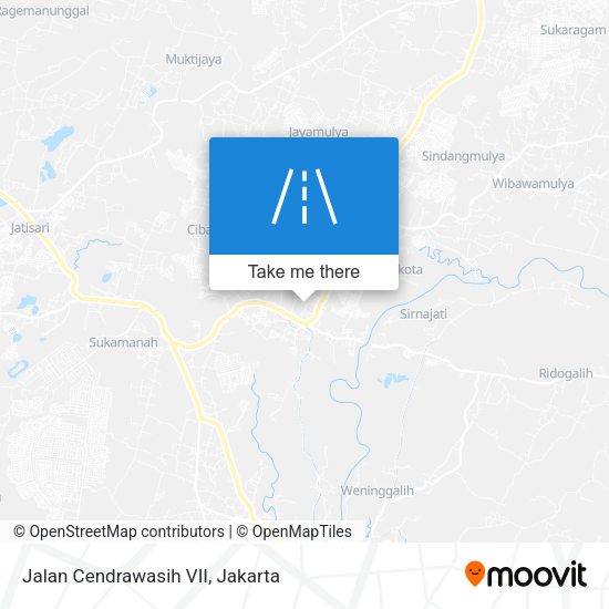 Jalan Cendrawasih VII map