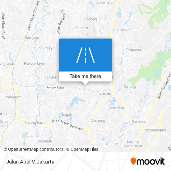 Jalan Apel V map