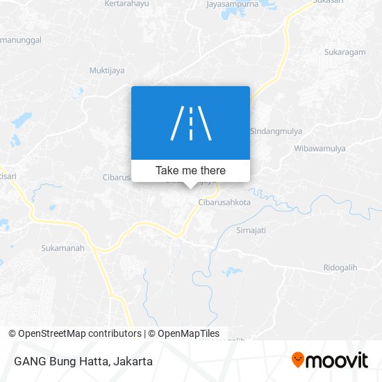 GANG Bung Hatta map