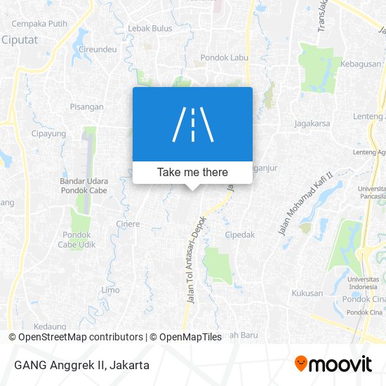 GANG Anggrek II map