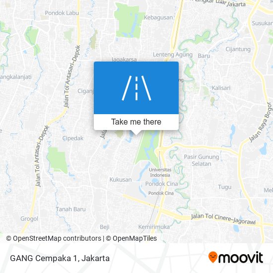 GANG Cempaka 1 map