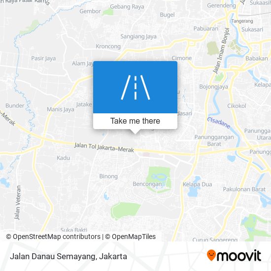 Jalan Danau Semayang map