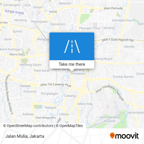 Jalan Mulia map