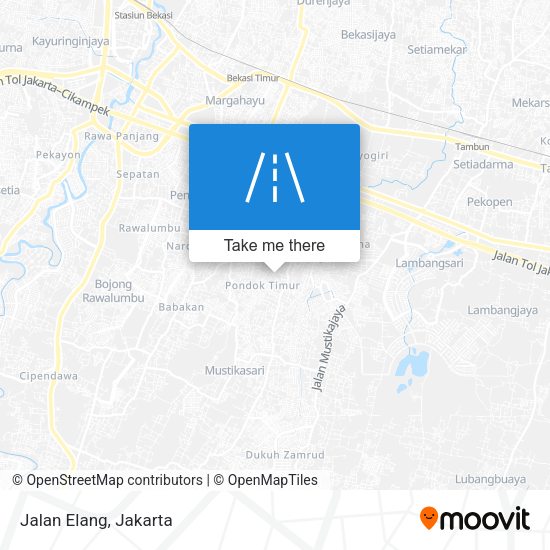 Jalan Elang map