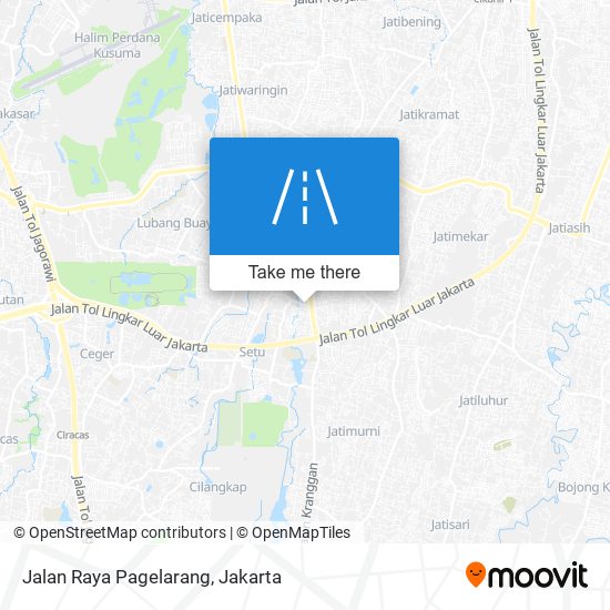 Jalan Raya Pagelarang map