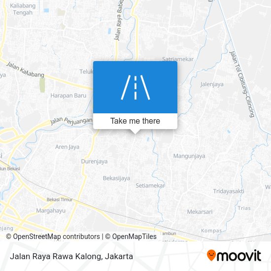 Jalan Raya Rawa Kalong map