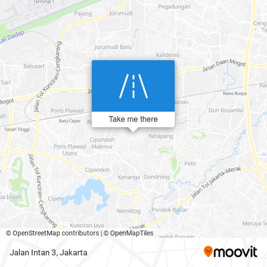 Jalan Intan 3 map