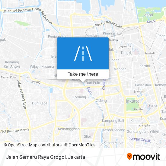 Jalan Semeru Raya Grogol map