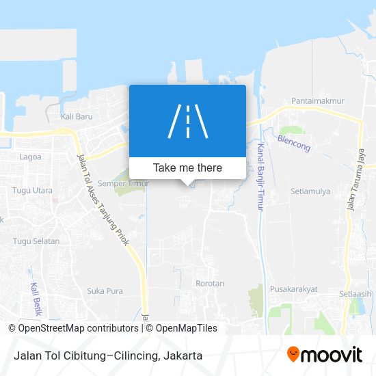 Jalan Tol Cibitung–Cilincing map