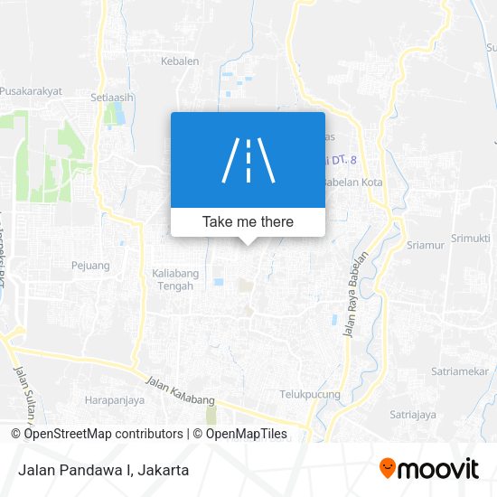 Jalan Pandawa I map