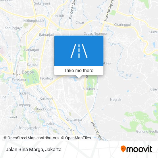 Jalan Bina Marga map