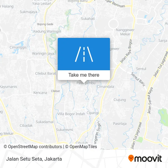 Jalan Setu Seta map