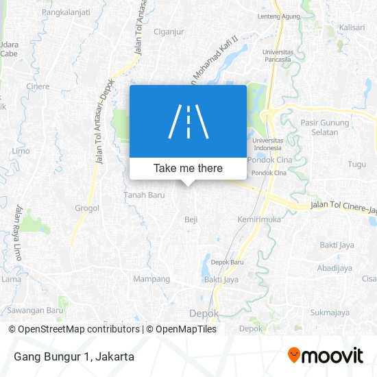 Gang Bungur 1 map