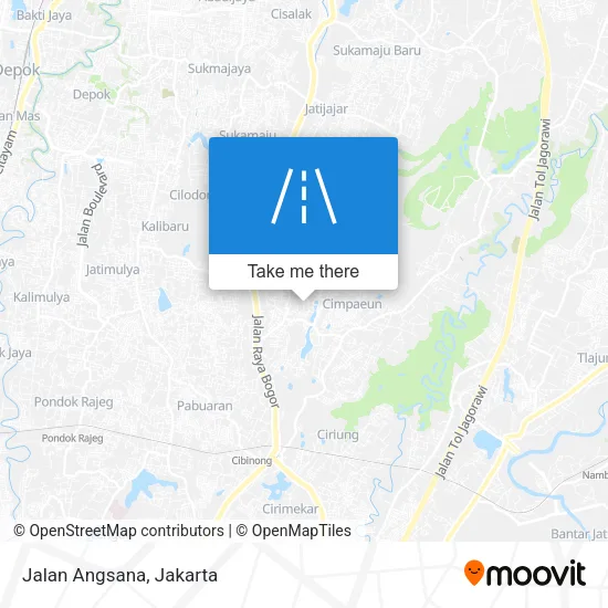Jalan Angsana map