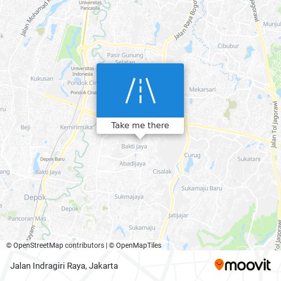 Jalan Indragiri Raya map