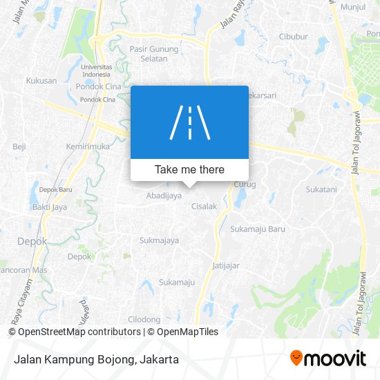 Jalan Kampung Bojong map