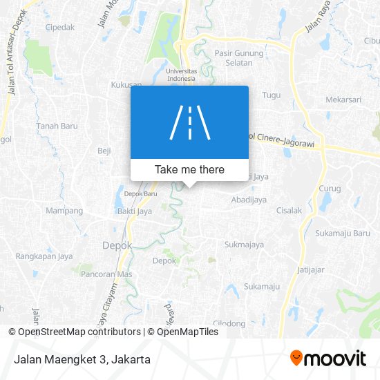 Jalan Maengket 3 map
