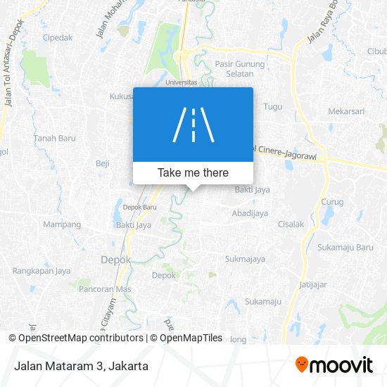 Jalan Mataram 3 map