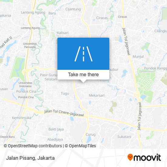 Jalan Pisang map