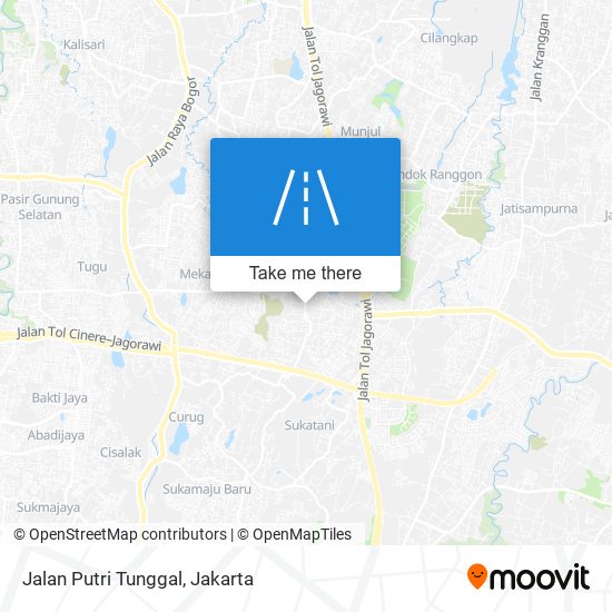 Jalan Putri Tunggal map