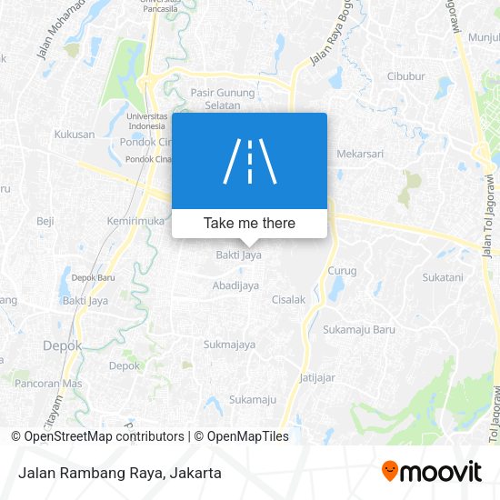 Jalan Rambang Raya map