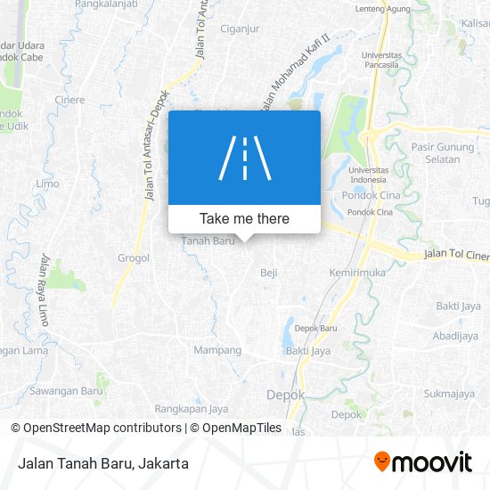 Jalan Tanah Baru map