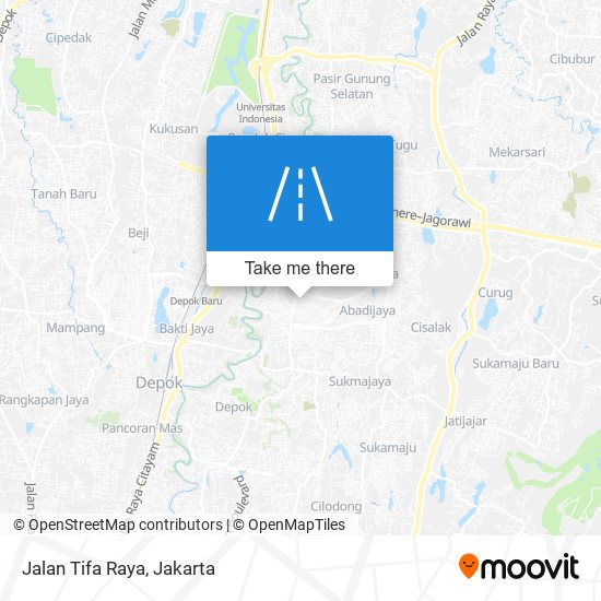Jalan Tifa Raya map