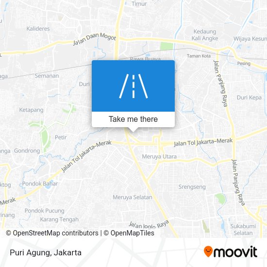 Puri Agung map