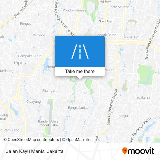 Jalan Kayu Manis map