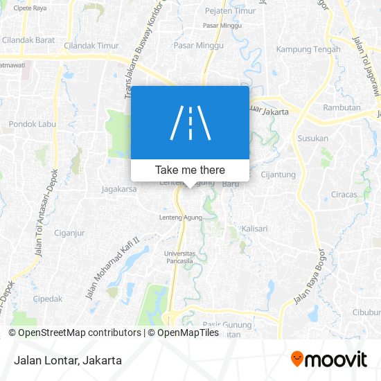 Jalan Lontar map