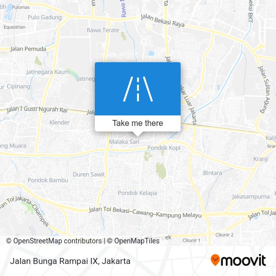 Jalan Bunga Rampai IX map