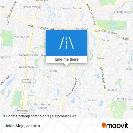 Jalan Maja map