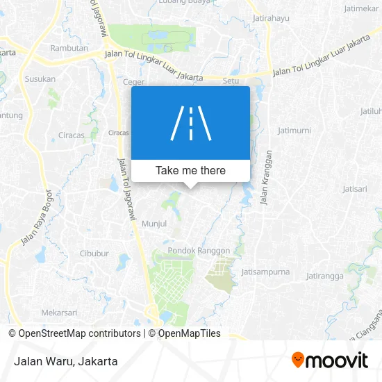 Jalan Waru map