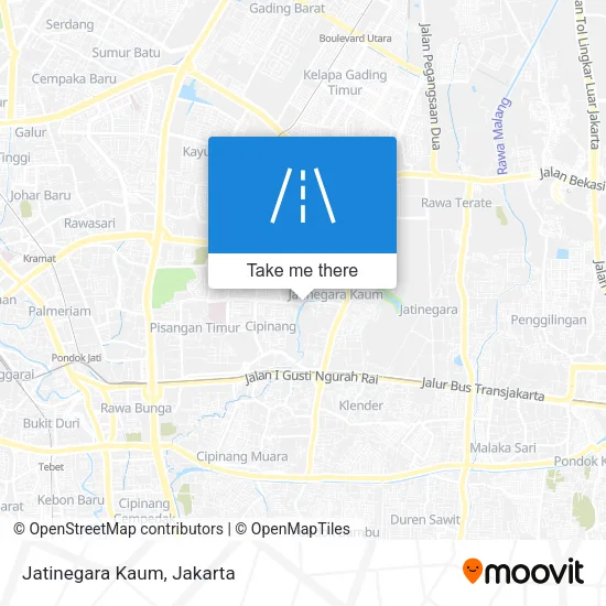 Jatinegara Kaum map