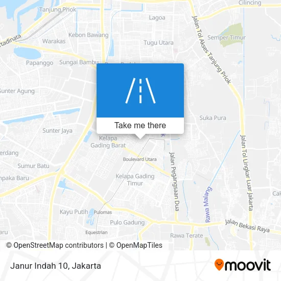 Janur Indah 10 map