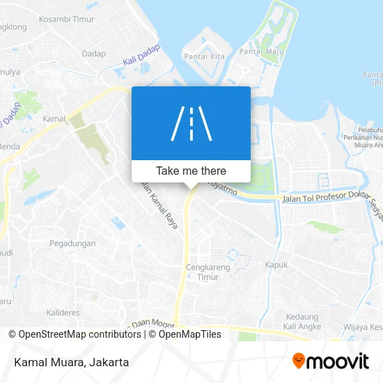 Kamal Muara map