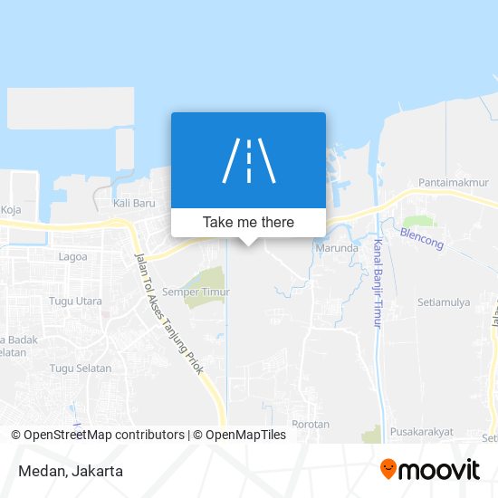 Medan map