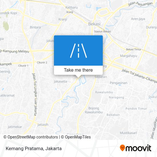 Kemang Pratama map