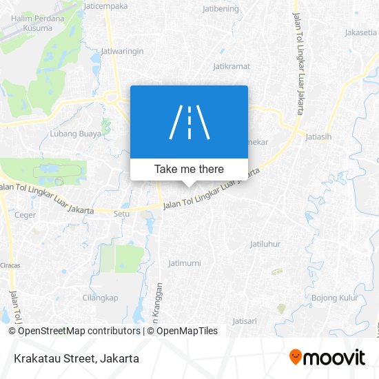 Krakatau Street map