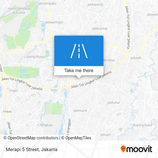 Merapi 5 Street map
