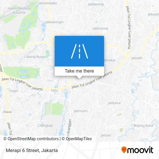 Merapi 6 Street map
