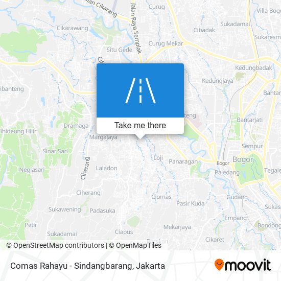 Comas Rahayu - Sindangbarang map