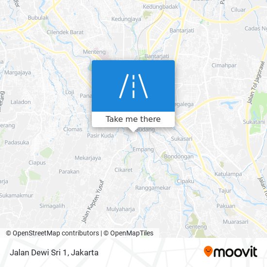 Jalan Dewi Sri 1 map