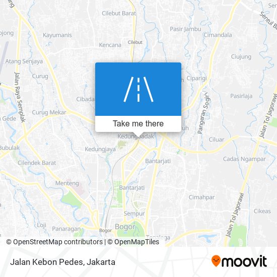 Jalan Kebon Pedes map