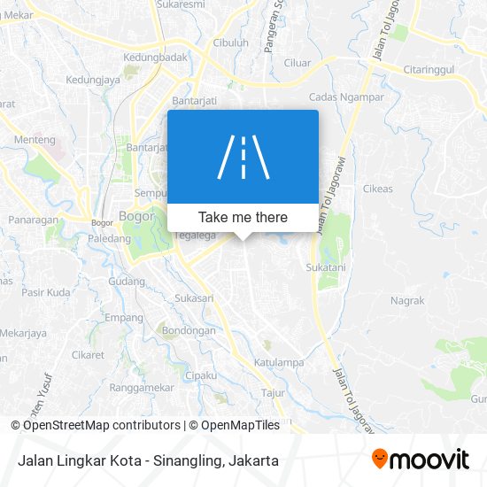Jalan Lingkar Kota - Sinangling map