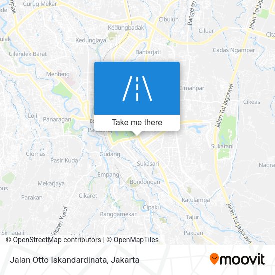 Jalan Otto Iskandardinata map